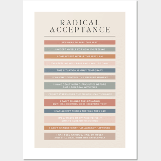 Radical Acceptance - DBT Posters and Art